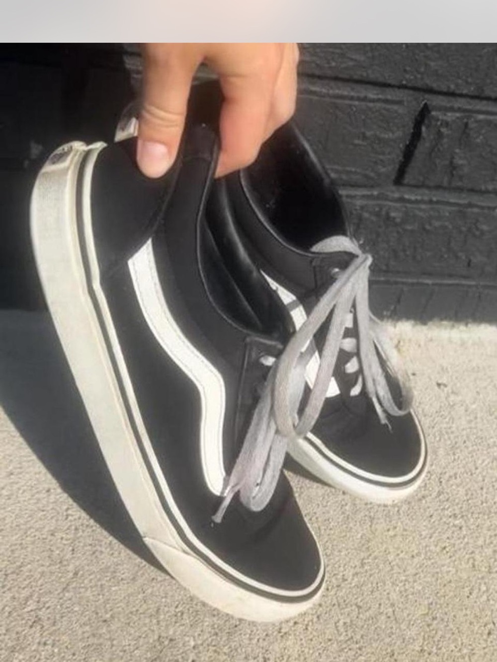 Vans Women’s Black & White Old Skool Skate Shoes